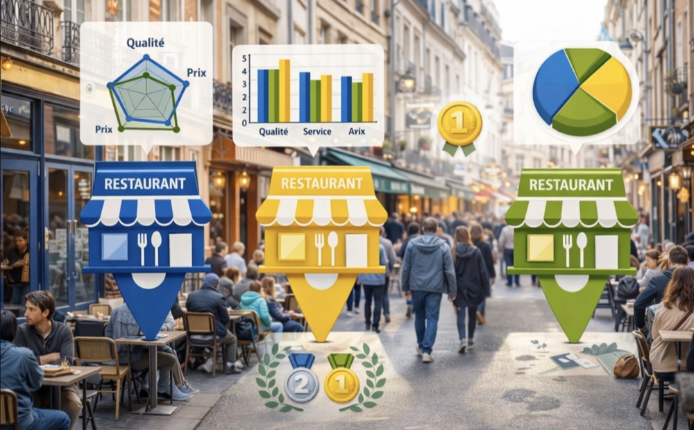 Rapport de veille concurrentielle restaurant local et analyse de marché